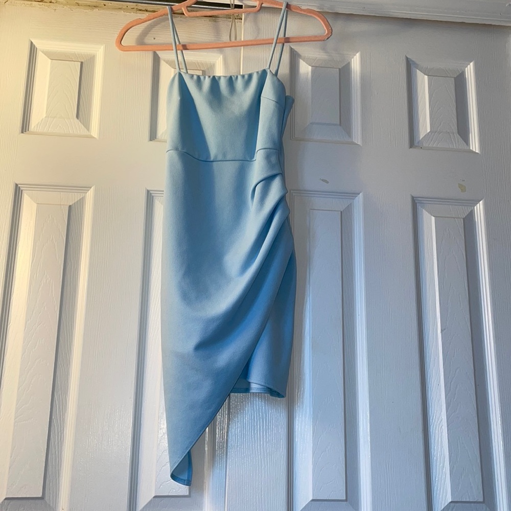Blue dress